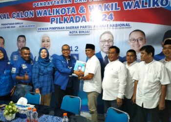 Zainuddin Purba Kembalikan Berkas Bacalon Wali Kota Ke DPD PAN  Kota Binjai