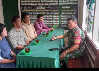 PPK Sitinjo Audiensi dengan Danramil Sidikalang Galang Sinergitas Jelang Pilkada Serentak 2024
