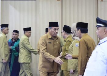 Sekda Binjai Irwansyah Nasution Pimpin Pengambilan Sumpah dan Pelantikan 108 Pejabat