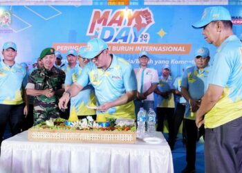 Wakil Wali Kota Medan Hadiri Peringatan Hari Buruh: Kesetaraan dan Kesejahteraan Buruh Harus  Ditingkatkan