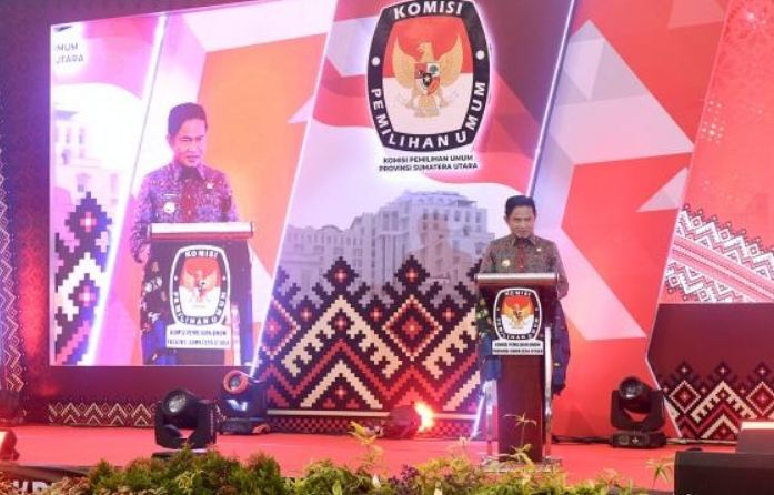Tahapan Pilkada Serentak 2024 Dilincurkan: Pj Gubernur Sumut Berharap Partisipasi Pemilih Meningkat