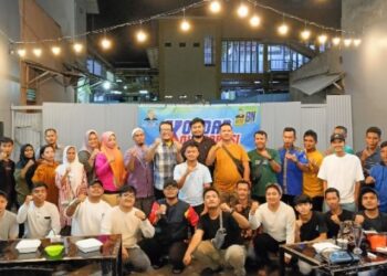 Relawan “Binjai Bersama Bobby” dan Warga “Comumunity Binjai For Bobby Nasution Sumut One” Gelar Kopi Darat Kolaborasi di Binjai