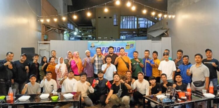 Relawan “Binjai Bersama Bobby” dan Warga “Comumunity Binjai For Bobby Nasution Sumut One” Gelar Kopi Darat Kolaborasi di Binjai