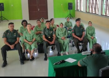 3 Pasangan Anggota Persit Kodim 0206/Dairi Mendapat Arahan dan Pembekalan Penting dari Kasdim