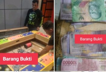 Polrestabes Medan dan Polsek Medan Tembung Gerebek Lokasi Judi Tembak Ikan di Pasar 8 Gambir Tembung