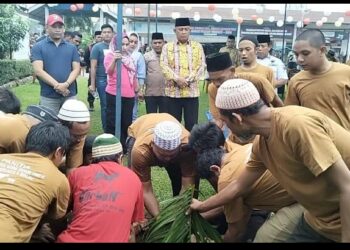Lapas Kelas II A Binjai Laksanakan Pemotongan Hewan Qurban 1445 H
