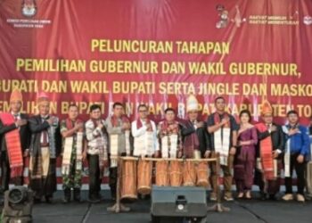 KPU Kabupaten Toba Luncurkan Maskot dan Jingle Pemilukada Serentak 2024