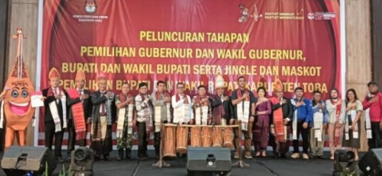 KPU Kabupaten Toba Luncurkan Maskot dan Jingle Pemilukada Serentak 2024