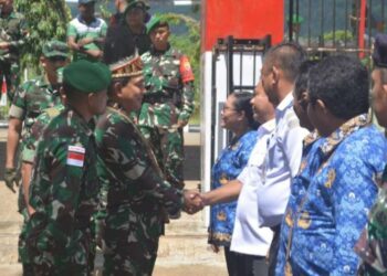 Kasdam I/BB Kunjungi Satgas Pamtas Yonif 122/TS di Perbatasan RI-PNG: Tingkatkan Semangat dan Jaga Moril Prajurit