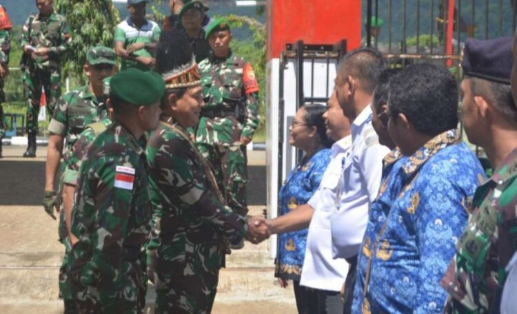 Kasdam I/BB Kunjungi Satgas Pamtas Yonif 122/TS di Perbatasan RI-PNG: Tingkatkan Semangat dan Jaga Moril Prajurit