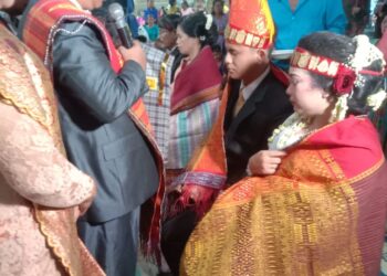 Resepsi Pesta Adat Perkawinan Anak Muller Sibuea Berlangsung Hikmat dan Meriah di Desa Tanjung Lebar Jambi