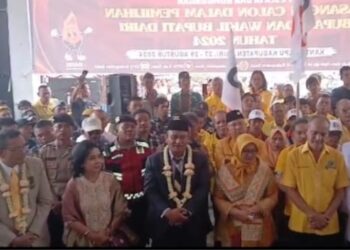 Pasangan Vickner Sinaga-Wahyu Daniel Sagala Resmi Daftar ke KPU Dairi, Didukung 3 Partai dan 1 Partai Pendukung