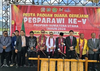 Kontingen Didorong Tampilkan yang Terbaik di Pesparawi Ke-V Sumut, Pj Gubernur Ajak Masyarakat Sukseskan PON XXI dan Pikada Serentak 2024