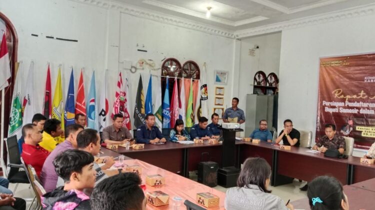 KPU Samosir Gelar Rapat Koordinasi, Bahas Persyaratan dan Kesiapan Pemilu 2024