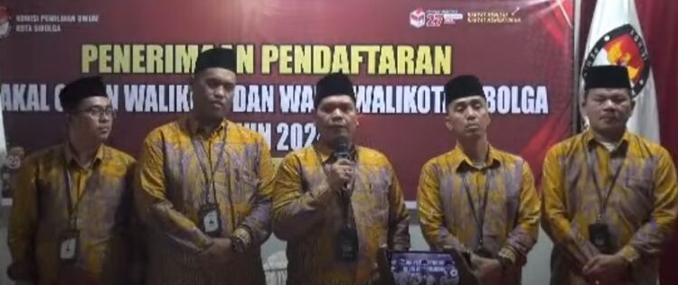 Empat Pasangan Bakal Calon Walikota dan Wakil Walikota Resmi Daftar ke KPU Sibolga