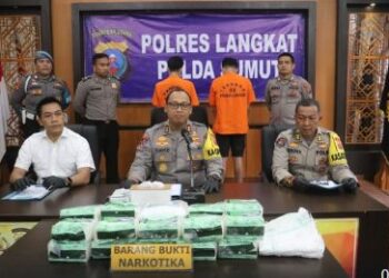 Polres Langkat Ungkap Kasus 20 Kg Sabu dan Amankan 3 Tersangka