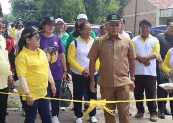 Peresmian SPAM Situri-turi dan Gotong Royong di Nagori Sibangun Simalungun Mariah