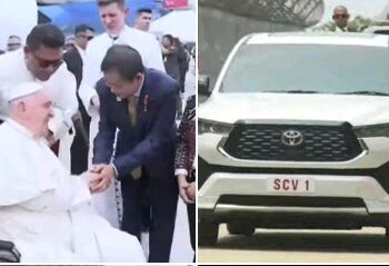 Paus Fransiskus Tiba di Kedubes Vatikan dengan Mobil Sederhana, Tunjukkan Kesederhanaan yang Mendalam