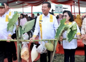 Bupati Simalungun Buka Secara Resmi Pasar Tani dan Bazar Panen Pangan Petani Tahun 2024