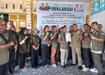 Deklarasi DPD Re-Born Kota Binjai Dihadiri Balon Wakil Walikota Hasanul Jihadi: Kolaborasi Kunci Menuju Sumut Maju
