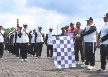 Kirab Api PON XXI Aceh-Sumut 2024 Tiba di Simalungun, Kapolres Sampaikan Pesan Kebanggaan dan Harapan