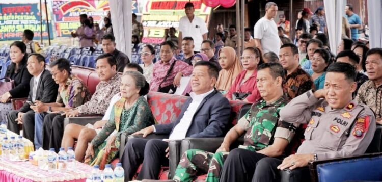 Bupati Simalungun Radiapoh Hasiholan Sinaga Resmikan Peletakan Batu Pertama Pembangunan RS Anugrah di Nagori Muara Mulia