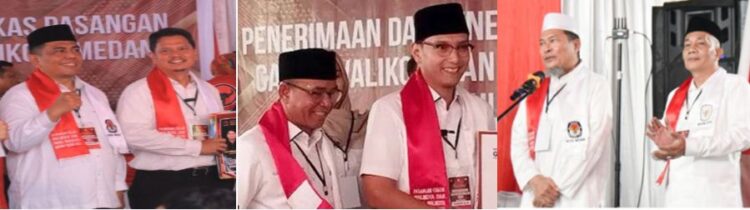 KPU Medan Tetapkan Tiga Pasangan Calon Wali Kota dan Wakil Wali Kota untuk Pilwalkot 2024