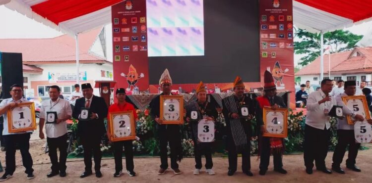 KPU Dairi Gelar Pengundian dan Penetapan Nomor Urut Calon Bupati/Wakil Bupati Pilkada 2024