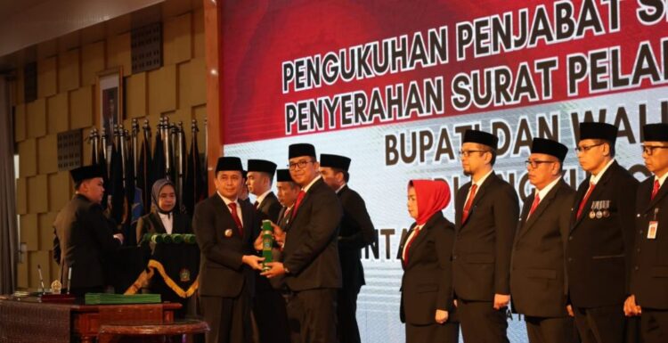 Kadishub Sumut Agustinus Panjaitan Dikukuhkan Sebagai Pjs Bupati Toba