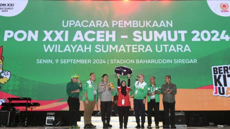 Pembukaan Meriah PON XXI Aceh-Sumut 2024 Wilayah Sumut Dihadiri Ribuan Masyarakat