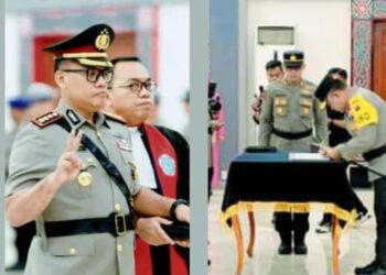 Kapolda Lantik Pejabat Baru Polda :Kombes Pol Gidion Arif Setyawan sebagai Kapolrestabes Medan