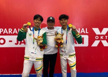 Dua Atlet Taekwondo Binjai Sukses Sumbang Medali Emas di Peparnas Solo