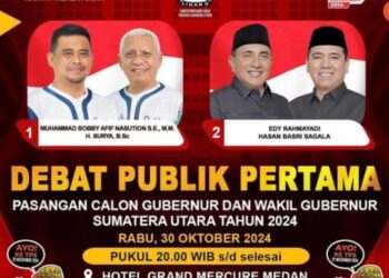 Debat Perdana Pilgub Sumut 2024: Bobby-Surya dan Edy-Hasan Saling Serang