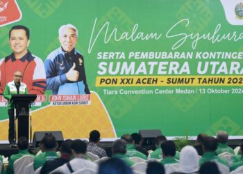 Pj Gubernur Sumut Agus Fatoni Apresiasi Prestasi Atlet di PON XXI Aceh-Sumut