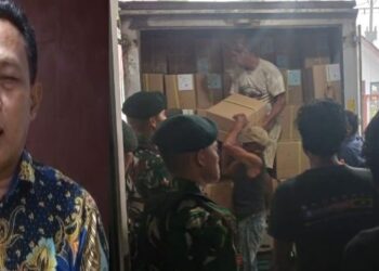 Ratusan Ribu Kertas Surat Suara Pilkada 27 November 2024 Tiba di KPU Kota Binjai