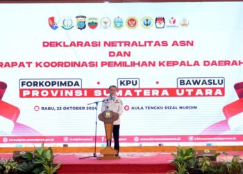 Pj Gubernur Agus Fatoni Optimis Sumut Bisa Jadi Barometer Pilkada Serentak di Indonesia