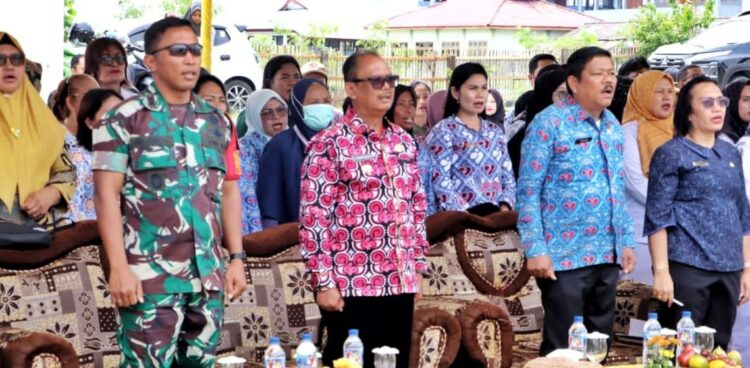 Plt Bupati Simalungun Hadiri Pelayanan KB, Kesehatan Dalam Rangka TMMD ke 122 Tahun 2024.