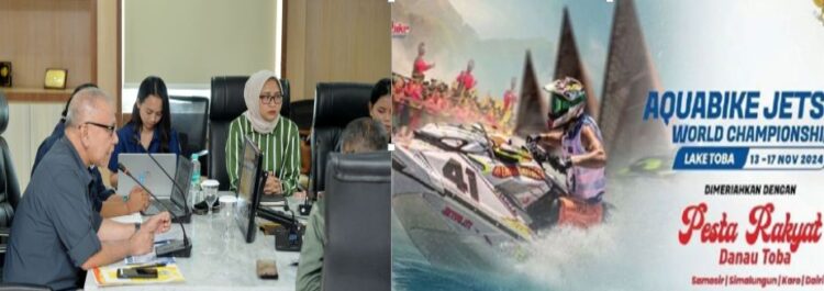 Pemprov Sumut Matangkan Persiapan Aquabike World Championship 2024 di Danau Toba