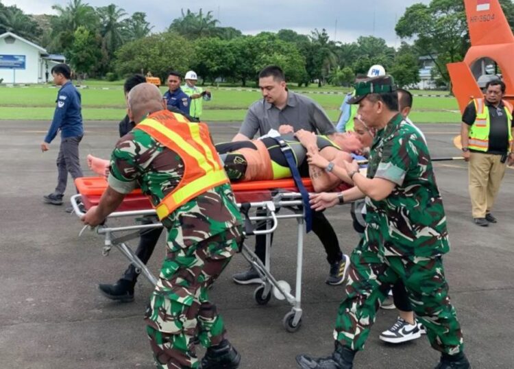 Pangdam I/BB Pantau Proses Evakuasi Atlet Aquabike Italia Lorenzo Setelah Kecelakaan di Ajang Aquabike Jetski Danau Toba