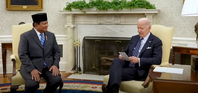 Presiden RI Prabowo Subianto Bertemu Presiden AS Joe Biden di Gedung Putih, Bahas Kemitraan Indonesia-AS dan Isu Global
