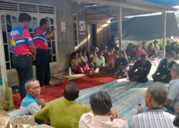 Paslon Bupati dan Wakil Bupati Rimso Maruli Sinaga-Barita Sihite Blusukan Ke Desa Perik Mbue Tunjukkan Keseriusan dalam Pilkada 2024