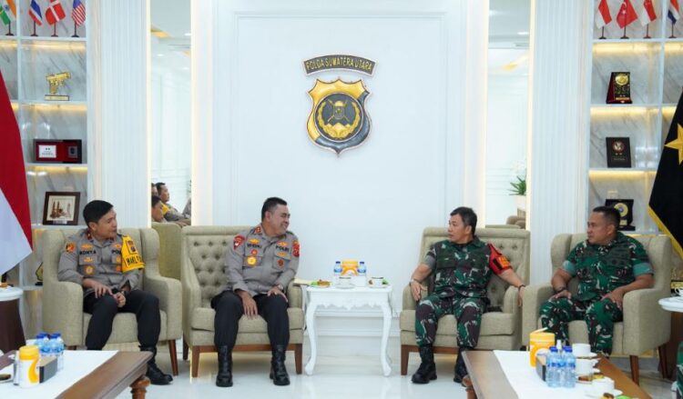 Pangdam I/Bukit Barisan Apresiasi Sinergi TNI-Polri di Sumatera Utara dalam Kunjungan ke Polda Sumut