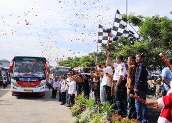 Mudik Gratis Nataru 2024-2025, Pj Gubernur Sumut Lepas 1.187 Pemudik, Termasuk 40 Penyandang Difabel