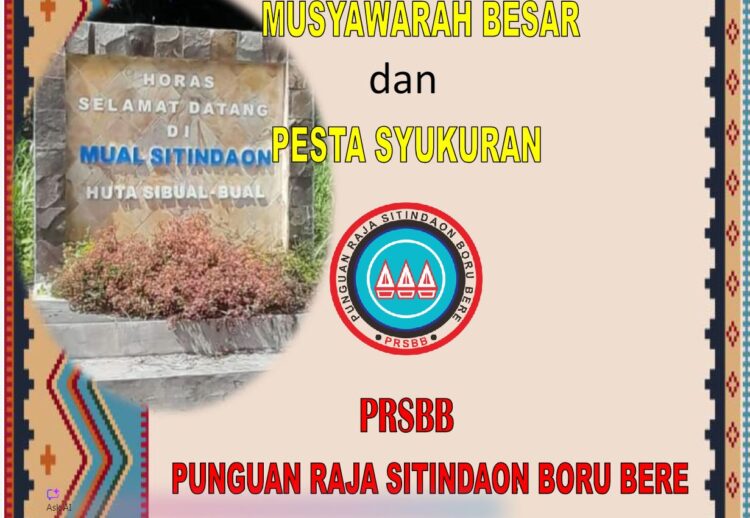 PRSBB Indonesia Siap Gelar Mubes dan Pesta Syukuran di Samosir, Rayakan Kemajuan dan Persatuan Keluarga Raja Sitindaon