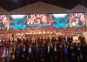 Perayaan Natal Oikumene Sumut 2024 Dihadiri Ribuan Jemaat: Ketua PGI Wilayah Sumut Pdt. Viktor Tinambunan Ajak Jemaat Mempersiapkan yang Terbaik Untuk Tuhan