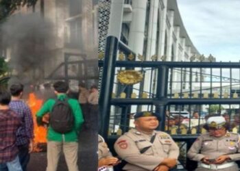 Aksi Mahasiswa di DPRD Sumut: Tuntut Pengesahan RUU Perampasan Aset dan Vonis Berat Koruptor