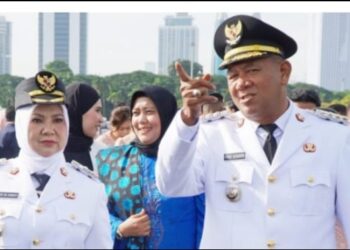 Presiden Prabowo Subianto Lantik  Bupati Langkat, Syah Afandin dan Wakil Bupati Langkat Tiorita Br Surbakti  Periode 2025-2030. 