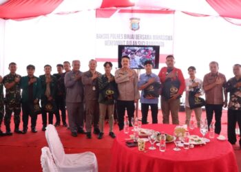 Polres Binjai Bagikan Sembako kepada BEM dan Masyarakat Menyambut Ramadhan 1446 H