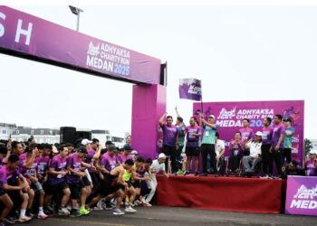 Pemprov Sumut Dukung Sukses Adhyaksa Internasional Run 2025 dengan Adhyaksa Charity Run di Medan