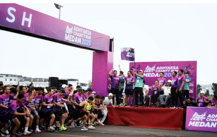 Pemprov Sumut Dukung Sukses Adhyaksa Internasional Run 2025 dengan Adhyaksa Charity Run di Medan